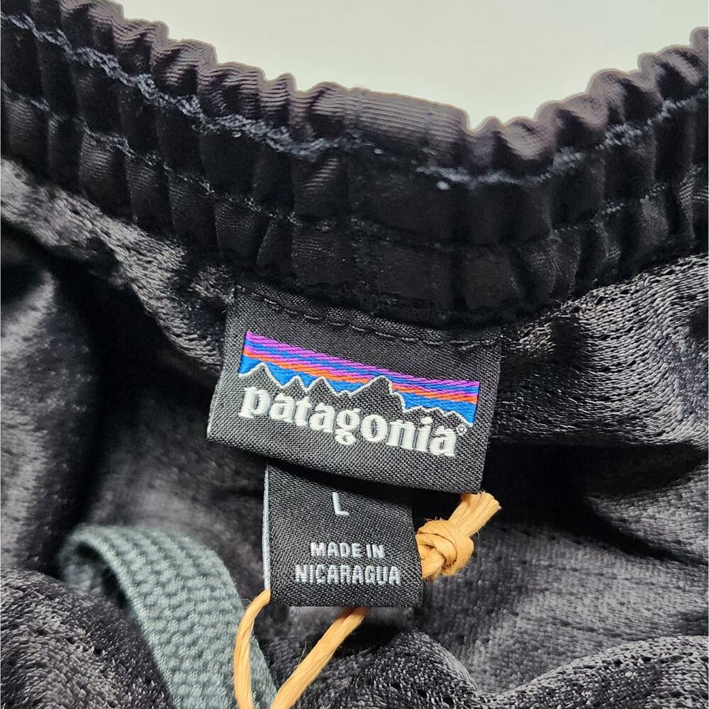 NWT Patagonia Men's Baggies Longs-7" Shorts Lined-Black W/Black Size L - Picture 2 of 10